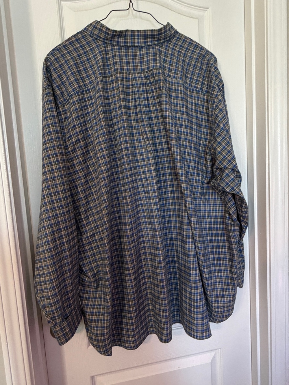 Ralph Lauren Blue and Green Plaid Button-Down Shirt 4XL - Picture 14 of 14